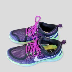 NIKE Free RN Distance 2 Women's Athletic Running Lace Up Sneaker Shoes Size 7.5